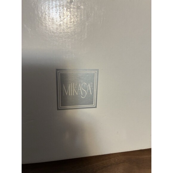 Mikasa Lead Crystal Vista Satin Double Picture Frame W Box Wedding Family - Picture 5 of 9